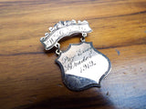 Antique 10k Gold Womens Christian WCTU Religious Suffragette Prize Medal Medallion Pinback Pin Button