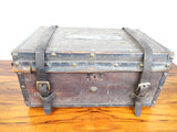Vintage Small Steamer Trunk Storage Chest