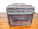Vintage Small Steamer Trunk Storage Chest