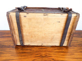 Vintage Small Steamer Trunk Storage Chest