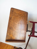 Antique Victorian Folding Music Stand 19th Century Adjustable Book Bible Holder