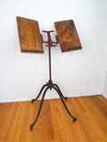 Antique Victorian Folding Music Stand 19th Century Adjustable Book Bible Holder