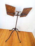 Antique Victorian Folding Music Stand 19th Century Adjustable Book Bible Holder