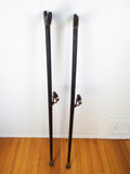 Antique 1800s American Civil War Military Officers Brass Crutches