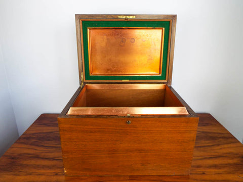 Vintage Art Deco Alfred Dunhill Humidor London Wooden Cigar Box Holder
