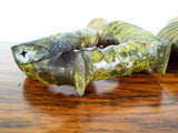 1970s Vintage Chapman Brass Ram Horn Style Candle Holders