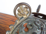 Antique French Bronze Trefoil Architectural Base