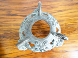 Antique French Bronze Trefoil Architectural Base