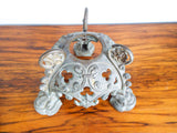 Antique French Bronze Trefoil Architectural Base