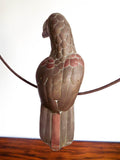 Vintage Bustamante Toucan Parrot Talavera Swing Sculpture