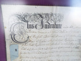 Antique Queen Anne 18th C 1700s Indenture Legal Document British Ephemera