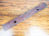 Antique Primitive Stanley Carpenters 26.5" Level Tool Brass & Wood USA Made