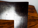 Antique Old Metal Carpenters Square Angle Level