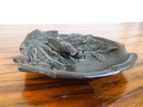 Antique Art Nouveau Secessionist Signed Pin Tray Dish Tschuvin Cicada Tray