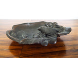Antique Art Nouveau Secessionist Signed Pin Tray Dish Tschuvin Cicada Tray