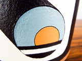 Original South Western Sun Ceramic Art Terry Rubin New Mexico Postmodern 1970s