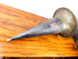 Antique 1910s Standard Edison Talking Machine Brass Horn
