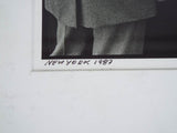 Original Signed Chaim Kanner Photograph ~ NY 1987