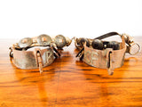 Vintage Western Cowboy Spurs Concho Belt Silver Overlay Ranch Decor Caballeros