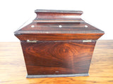 Antique William IV Rosewood & MOP Table Cabinet