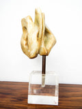 Vintage Modern Abstract Soapstone Sculpture Beatrice W Eiges Signed Modern Art