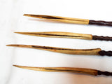 Antique Set of Cassowary Bone Head Hunting Tipped Arrows ~ Papua New Guinea