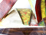 Vintage Color Modern Abstract Soapstone Sculpture by Beatrice W Eiges Modern Art