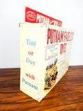 Vintage Advertising Putnam Dyes General Store Countertop Display Tin Cabinet 40s