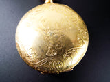 Antique 14K Solid Gold Illinois Pocket Watch Case Co Full Hunter Puritan 1916