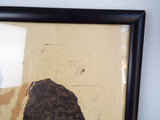 Vintage Large Signed Fred Mason David and Goliath Woodcut Print Original Art