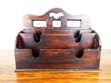 Original Edwardian British Perpetual Calendar Desk Organizer 1900 Arts & Crafts