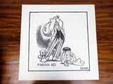 Vintage Signed Ron Cobb Print Ltd Ed Underground Free Press Cartoon Foreign Aid