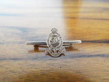 Vintage 9k Gold  George VI Royal Horse Artillery Lapel Pin
