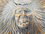 Vintage K & O 1920s Indian Chief Head Pin Tray