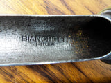 Antique Bianchetti Grain Seed Probe Sampler Leather Sheath Stiletto circa 1900