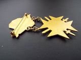 Vintage Native Sons of the Golden West Badge Los Angeles Parlor 43 Pin Medal