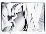 Vintage Signed Dedicated Art Photograph Black & White Risque Female Photo 1992
