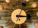 Original 1950s George Nelson Wind Up Ball Clock