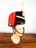 Antique Victorian British Busby Curassier Military Hat Size 22 19th C Hussars