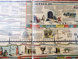Antique 1876 Centennial Color Litho Adams Chronological Chart