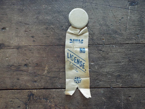 Antique 1910 New Zealand Temperance Prohibition Pin