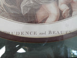 Antique Regency  Classical Print ~ Prudence and Beauty