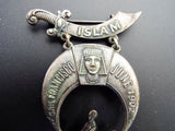 Antique Religious Islam San Francisco June 1902 Pin Masonic Medal Fraternal Pin