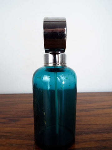 1930s Art Deco Marcel Franck Blue Perfume Bottle France