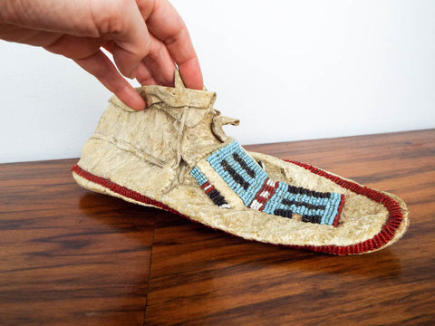 Native American Indian Moccasins Cheyenne Crow Sioux – Yesteryear