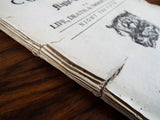 Antique 18th C Play Script ~ The Complaint London 1743