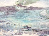 Vinatge Original Seascape Oil on Board Painting