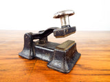 Antique Art Nouveau Victorian Cast Iron Embossing Stamp