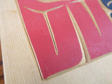 Vintage Indigeneous Pacific North West Cedar Carved Plaque Colored Owl R Adams