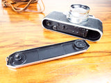 Vintage Original 1940s Canon II B Rangefinder Camera w/ Serenar f1.9 50mm Lens